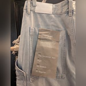 Everlane Carpenter Jeans light blue
